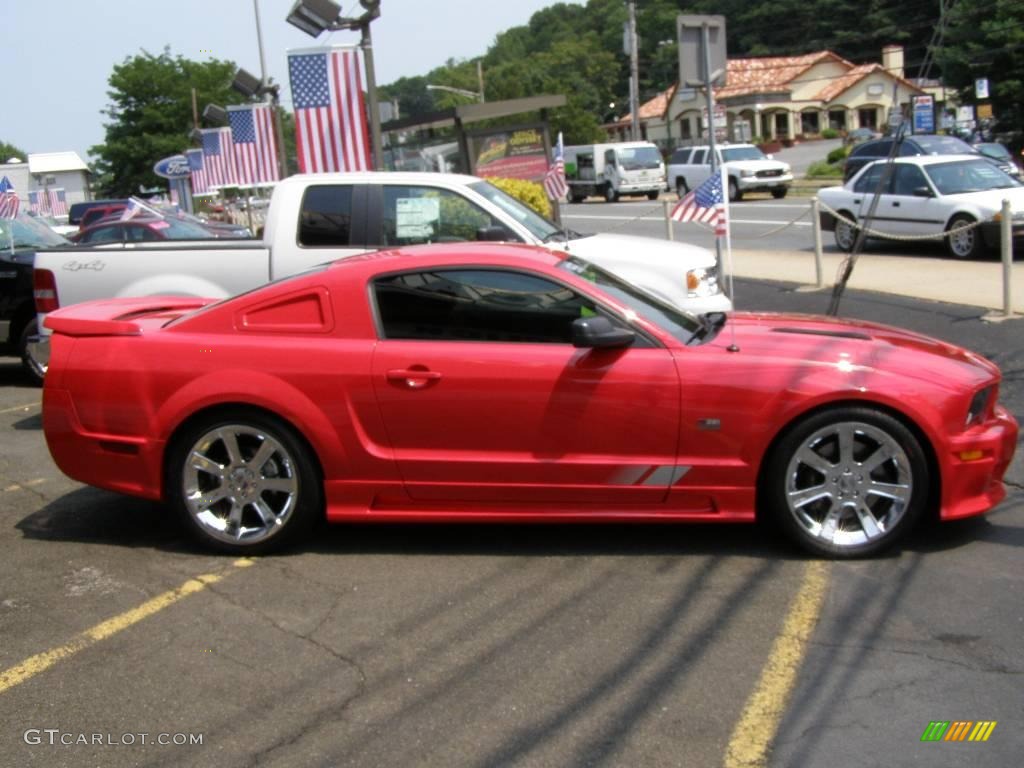 2007 Mustang Saleen S281 Supercharged Coupe - Torch Red / Black Leather photo #7