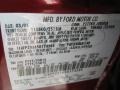 FX: Merlot Metallic 2005 Ford Five Hundred Limited Color Code