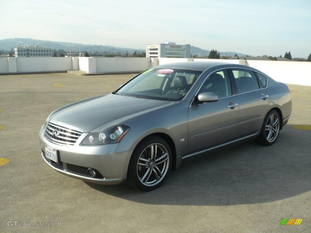 2007 M 45 Sport Sedan - Diamond Graphite Metallic / Graphite photo #3