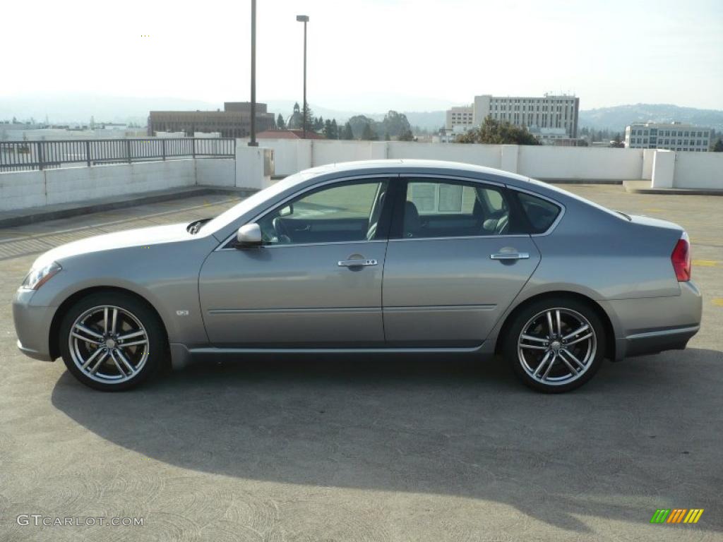 2007 M 45 Sport Sedan - Diamond Graphite Metallic / Graphite photo #4