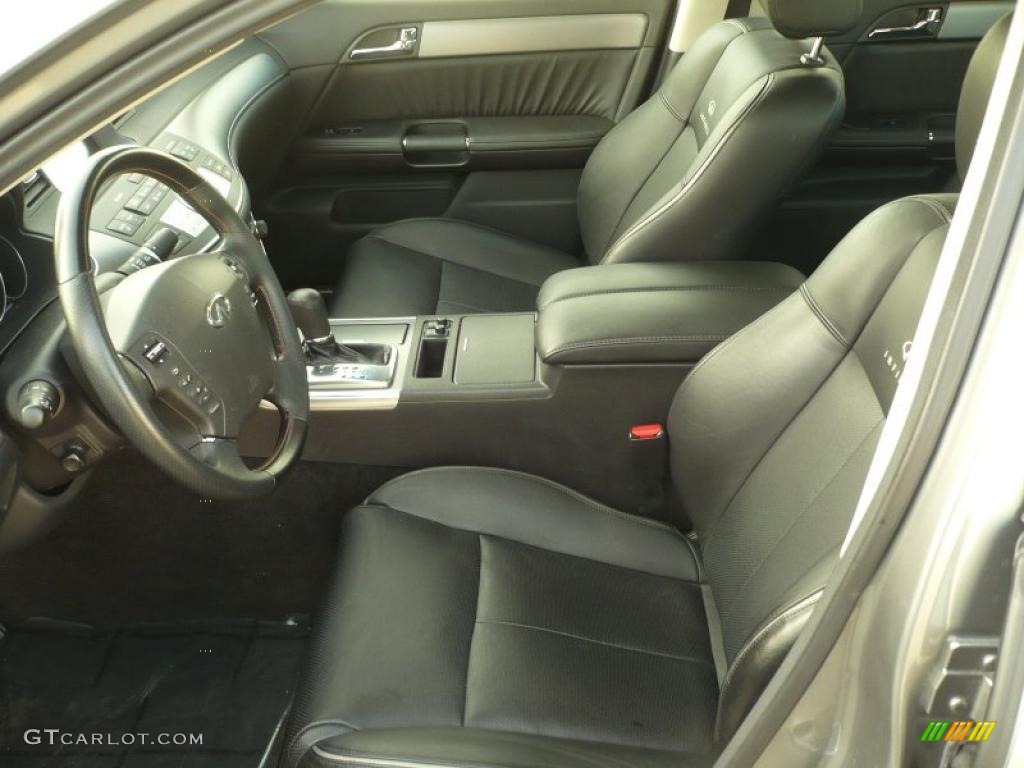 Graphite Interior 2007 Infiniti M 45 Sport Sedan Photo #41586719