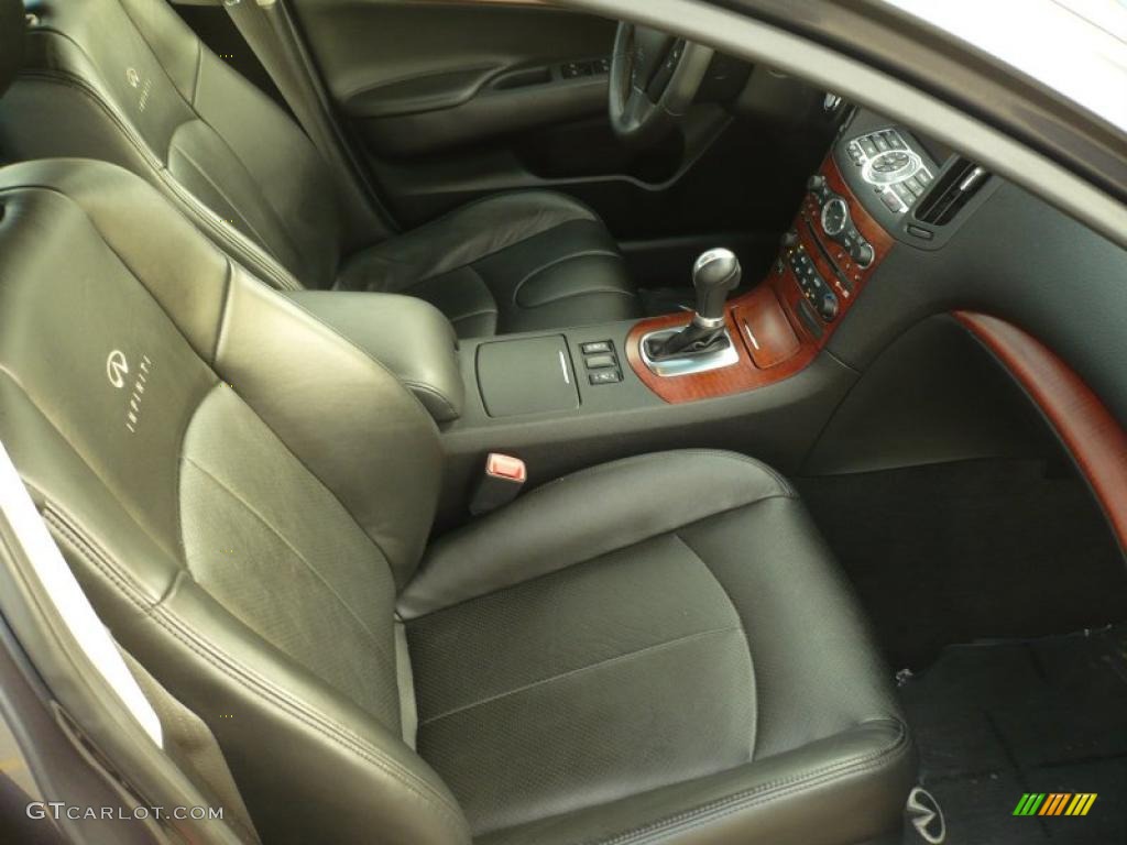 Graphite Black Interior 2007 Infiniti G 35 Journey Sedan Photo #41587275