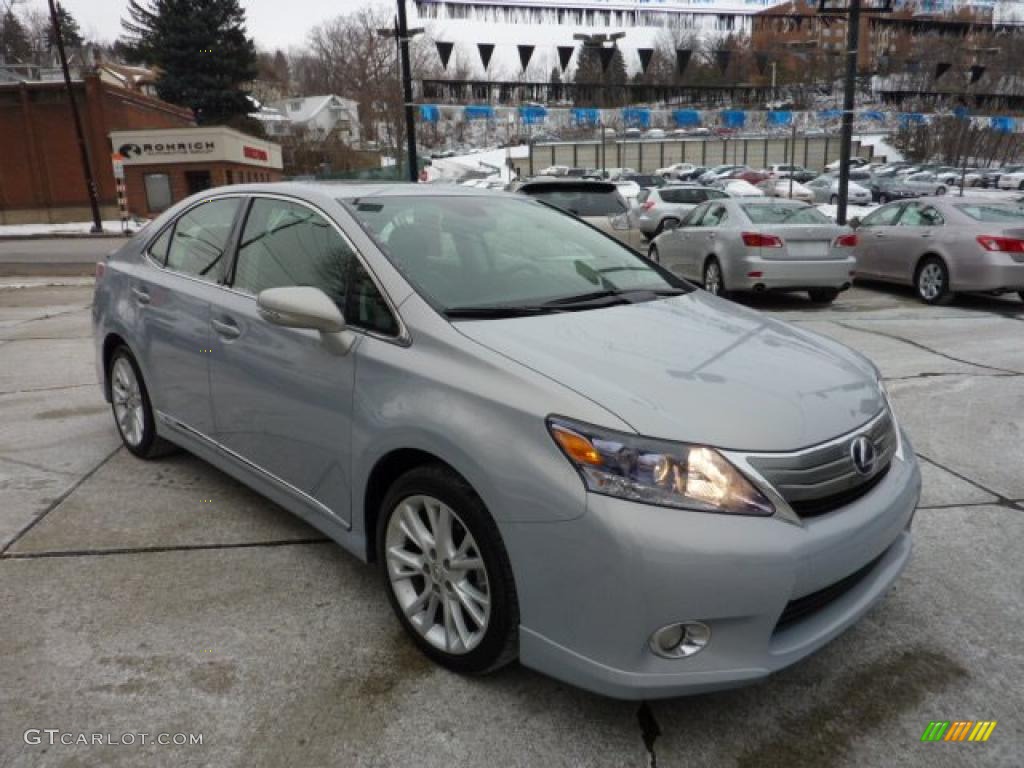 Silver Opal Mica 2010 Lexus HS 250h Hybrid Premium Exterior Photo #41587303
