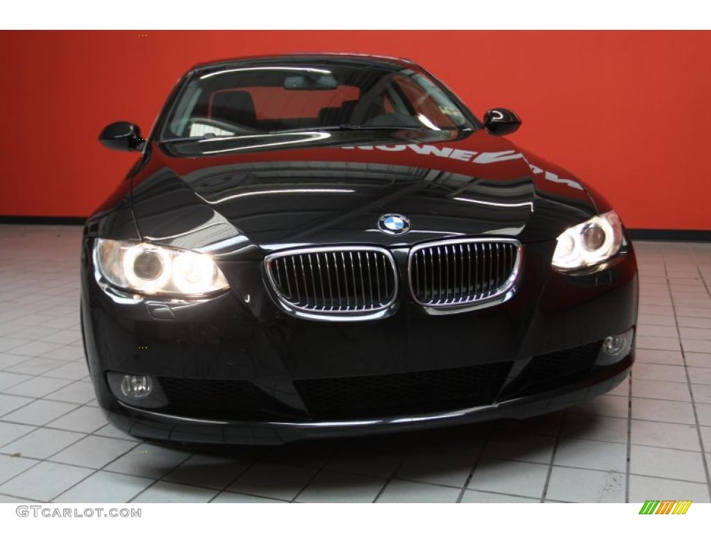 2008 3 Series 328i Coupe - Black Sapphire Metallic / Black photo #21