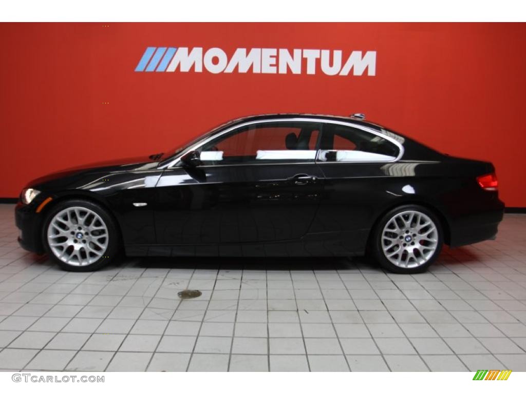 2008 3 Series 328i Coupe - Black Sapphire Metallic / Black photo #22