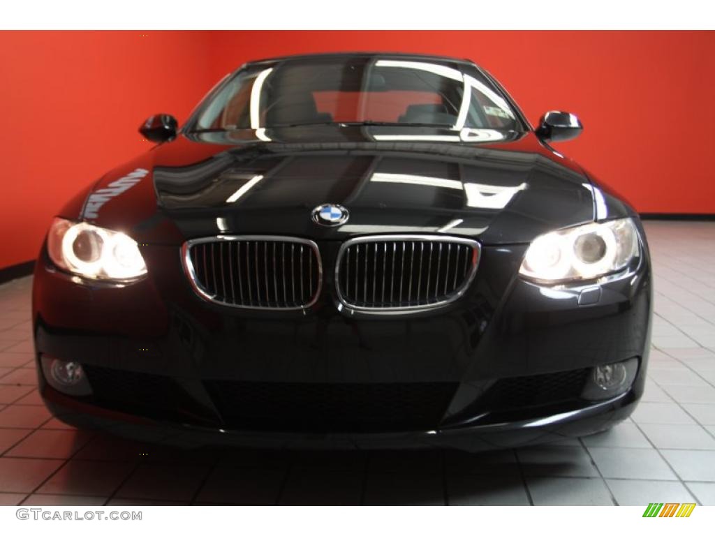 2008 3 Series 328i Coupe - Black Sapphire Metallic / Black photo #24