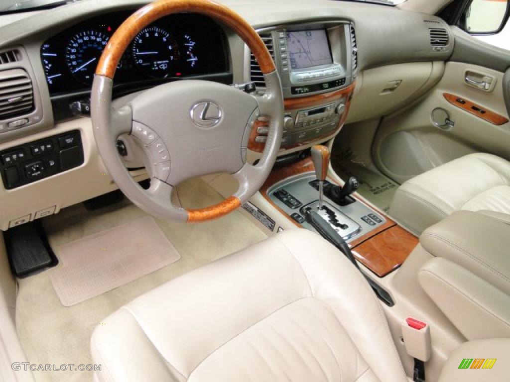 Ivory Interior 2005 Lexus LX 470 Photo #41590291