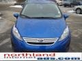 2011 Blue Flame Metallic Ford Fiesta SE Sedan  photo #3