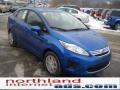 Blue Flame Metallic - Fiesta SE Sedan Photo No. 4