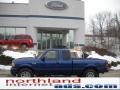 Vista Blue Metallic - Ranger XLT SuperCab 4x4 Photo No. 1