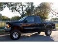 2000 Black Ford F350 Super Duty Lariat Extended Cab 4x4  photo #2