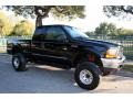 2000 Black Ford F350 Super Duty Lariat Extended Cab 4x4  photo #12