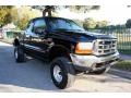 2000 Black Ford F350 Super Duty Lariat Extended Cab 4x4  photo #14