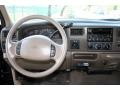 Medium Parchment 2000 Ford F350 Super Duty Lariat Extended Cab 4x4 Dashboard