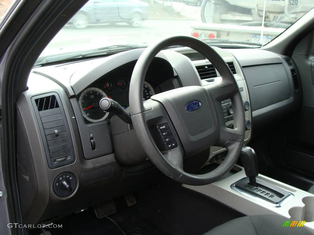 2008 Escape XLT V6 4WD - Tungsten Grey Metallic / Charcoal photo #8