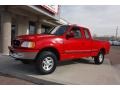 1997 Bright Red Ford F150 XLT Extended Cab 4x4  photo #12