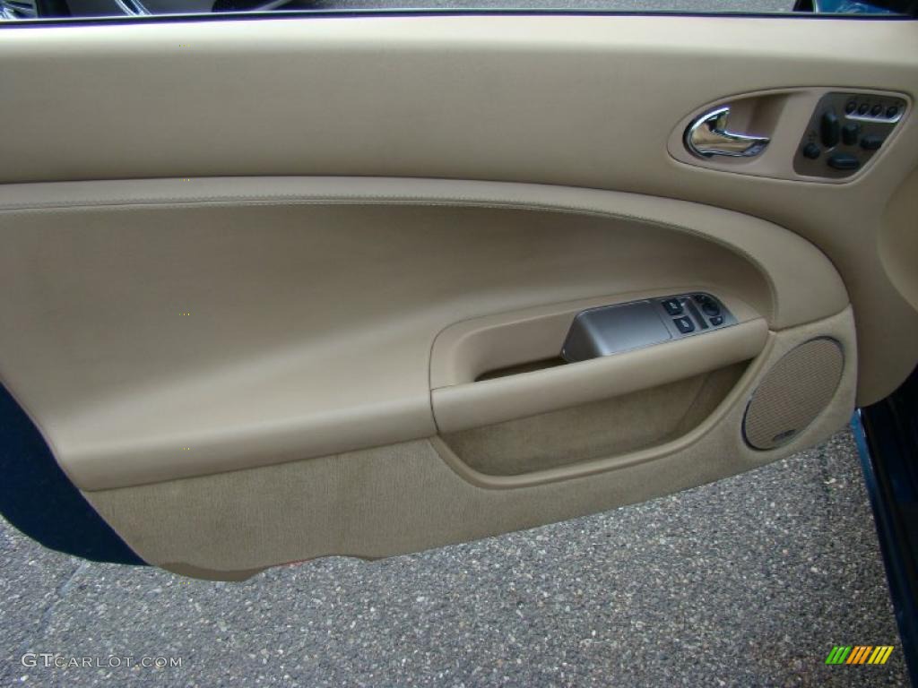 2007 Jaguar XK XK8 Coupe Caramel Door Panel Photo #41596201