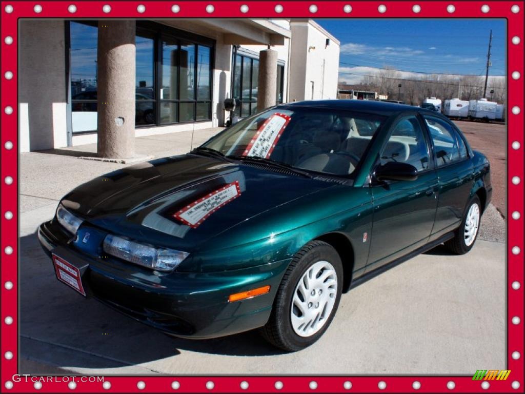 1998 S Series SL2 Sedan - Dark Green Metallic / Tan photo #1