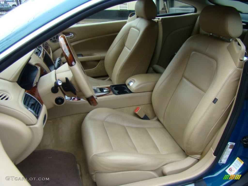 Caramel Interior 2007 Jaguar XK XK8 Coupe Photo #41596281