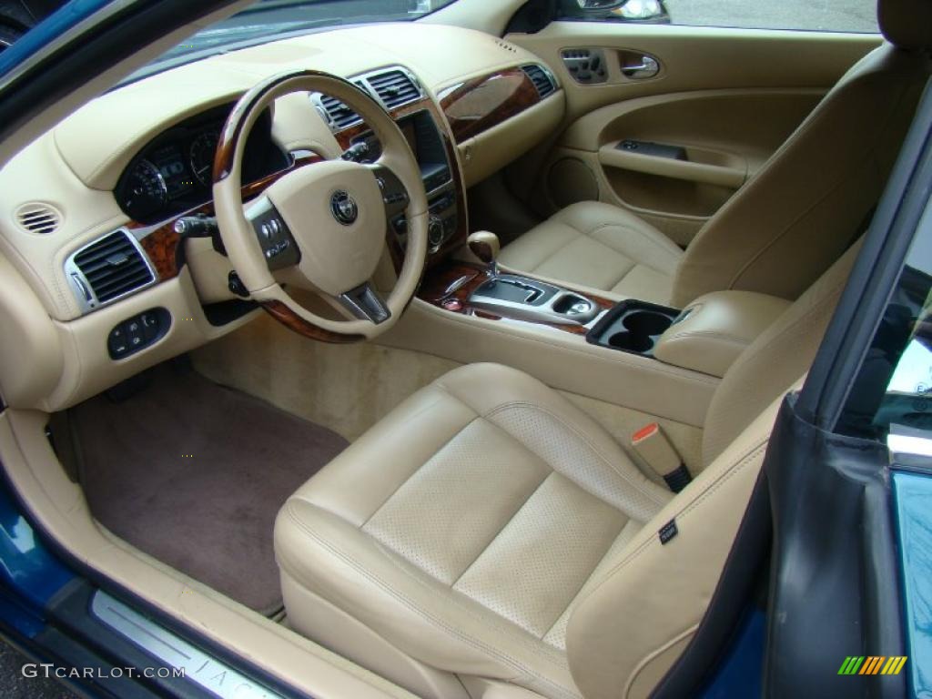 Caramel Interior 2007 Jaguar XK XK8 Coupe Photo #41596305