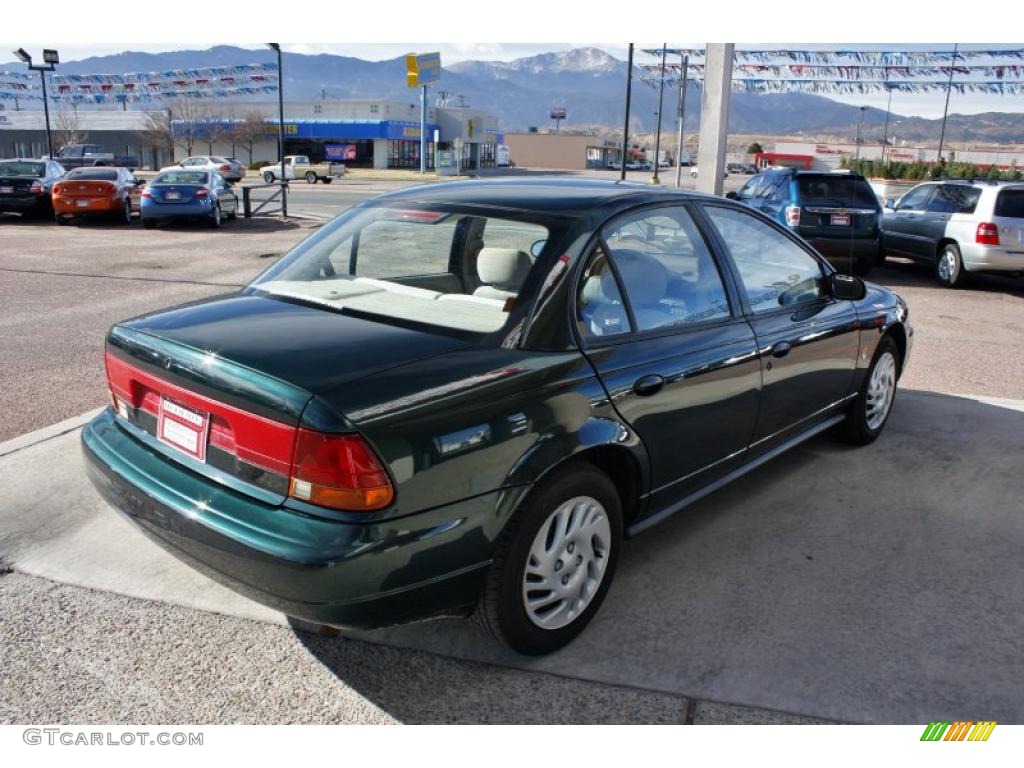 1998 Dark Green Metallic Saturn S Series SL2 Sedan 41534129 Photo 3 Car Color