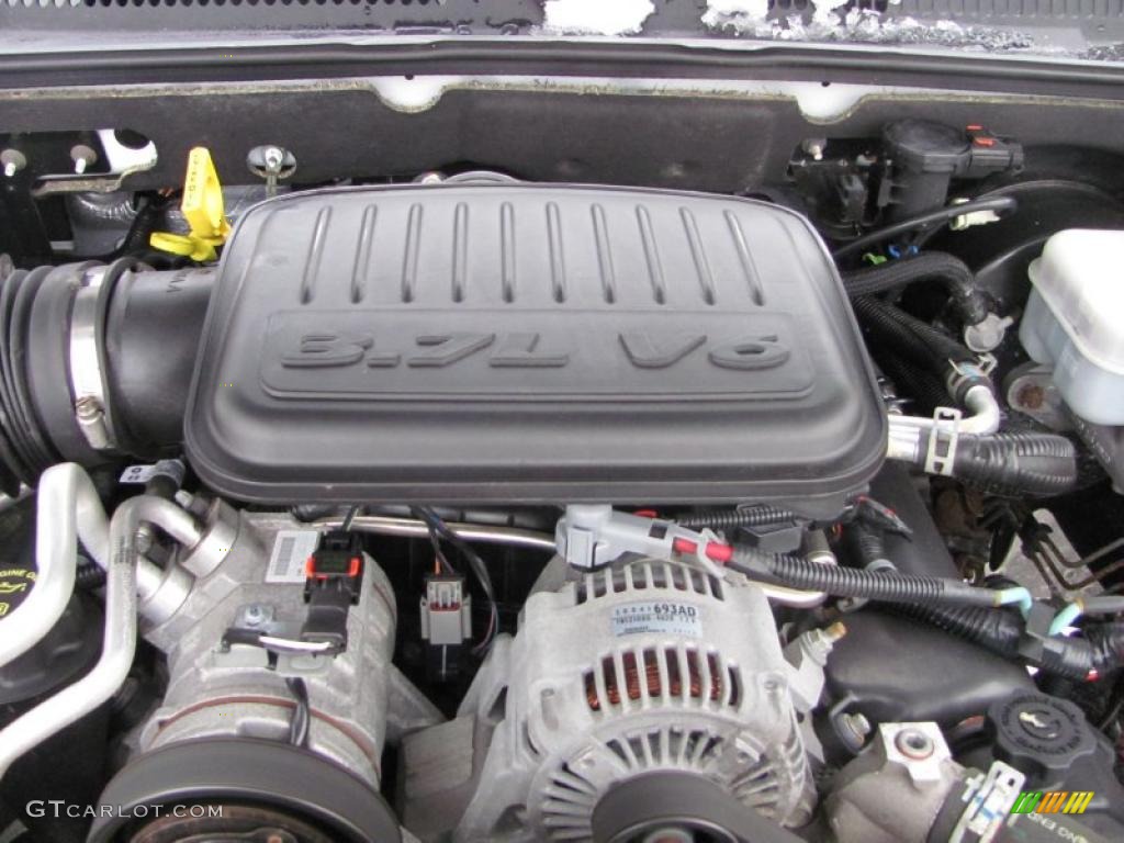 2007 Dodge Dakota SLT Quad Cab 4x4 3.7 Liter SOHC 12-Valve PowerTech V6 Engine Photo #41598401