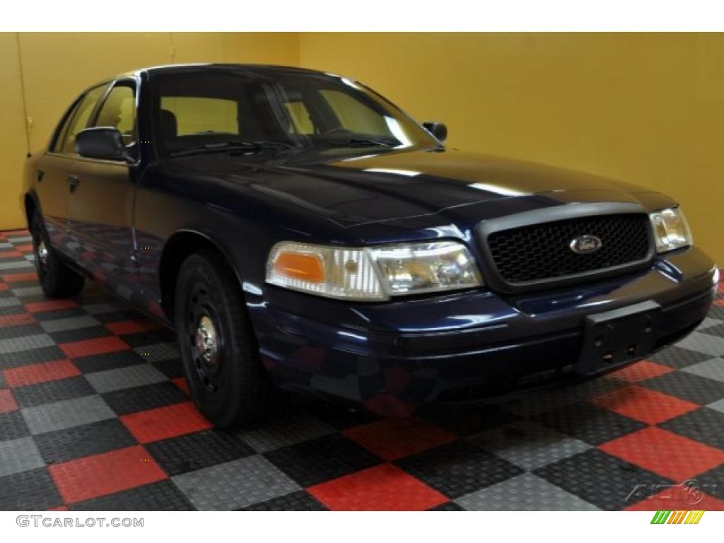 2005 Crown Victoria Police Interceptor - Dark Blue Pearl Metallic / Dark Charcoal photo #1