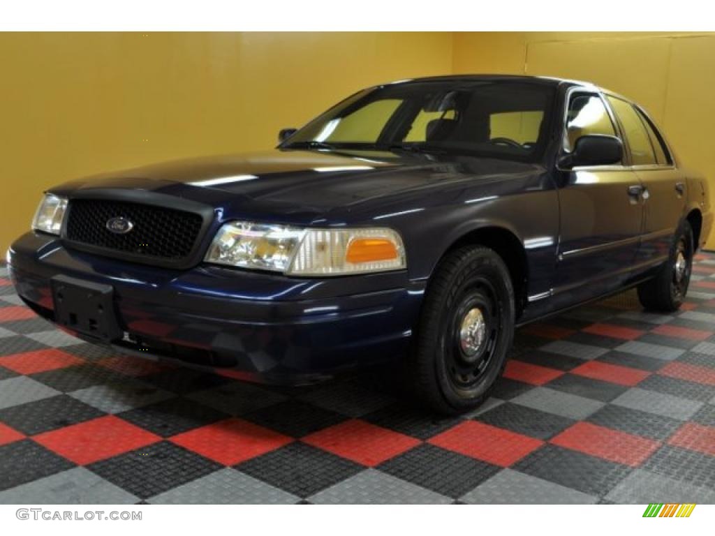 2005 Crown Victoria Police Interceptor - Dark Blue Pearl Metallic / Dark Charcoal photo #2