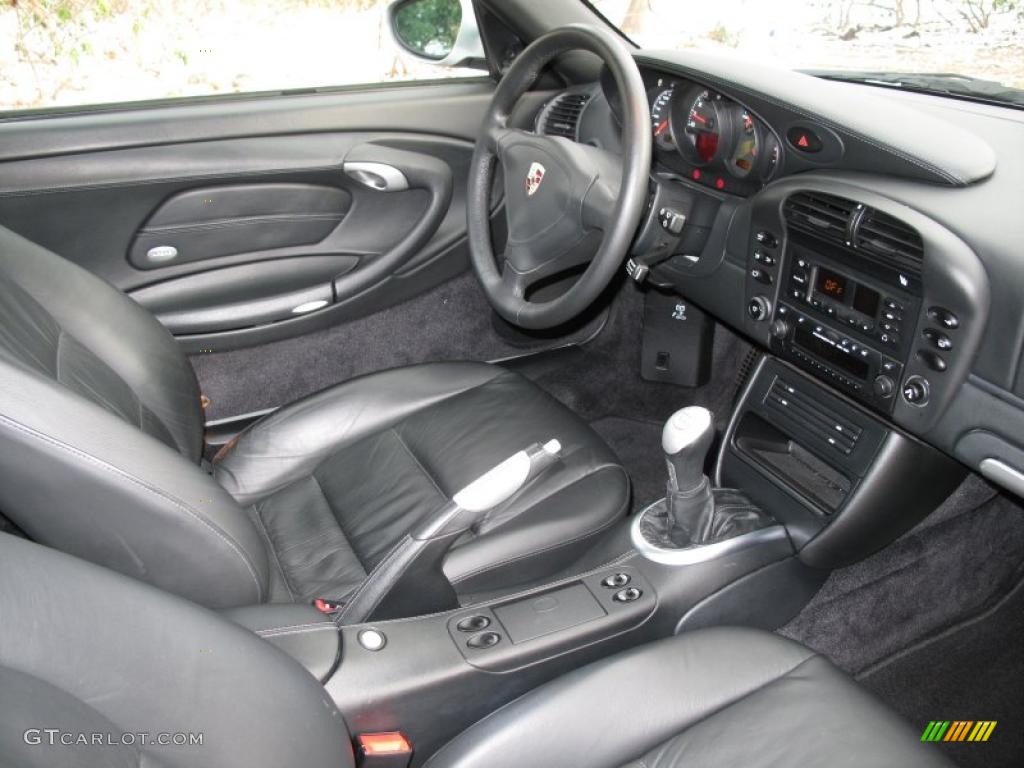 Black Interior 2002 Porsche 911 Turbo Coupe Photo 41599185