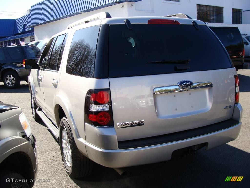 2008 Explorer XLT 4x4 - Silver Birch Metallic / Black/Stone photo #7