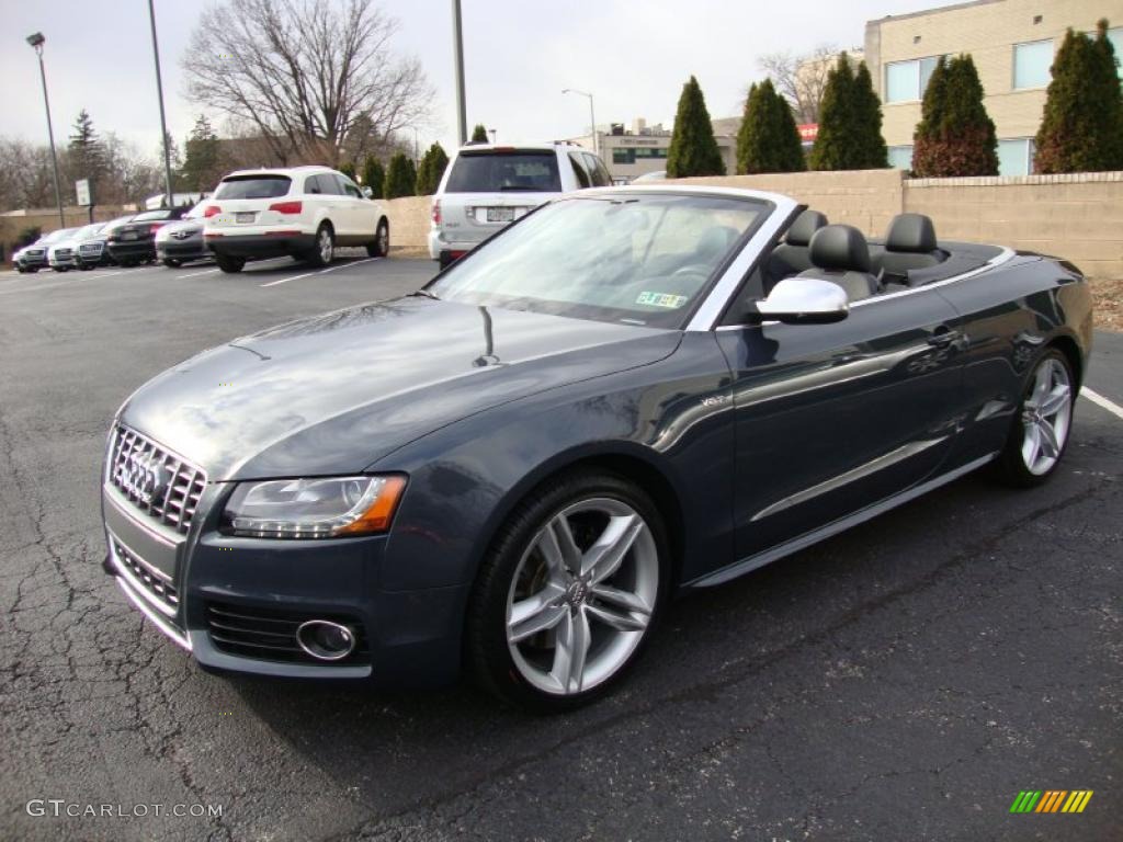 Meteor Gray Pearl Effect 2010 Audi S5 3.0 TFSI quattro Cabriolet Exterior Photo #41599633