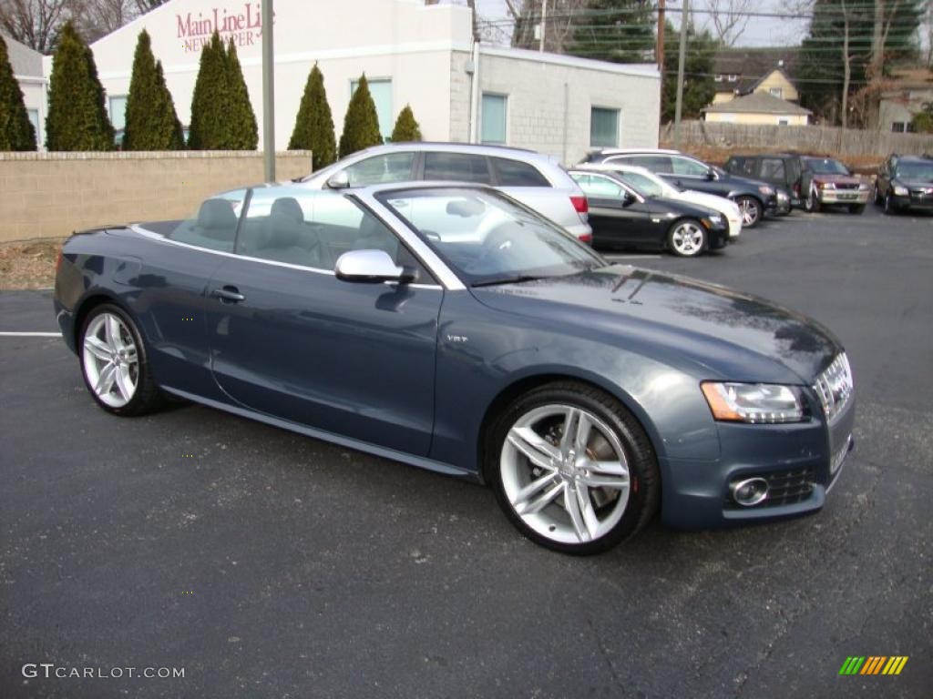 Meteor Gray Pearl Effect 2010 Audi S5 3.0 TFSI quattro Cabriolet Exterior Photo #41599713