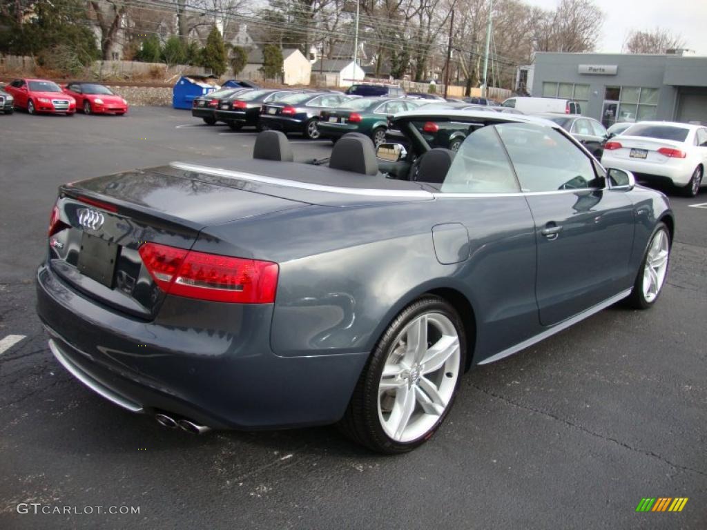 Meteor Gray Pearl Effect 2010 Audi S5 3.0 TFSI quattro Cabriolet Exterior Photo #41599749