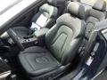 Black Silk Nappa Leather 2010 Audi S5 3.0 TFSI quattro Cabriolet Interior Color