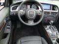 Black Silk Nappa Leather Dashboard Photo for 2010 Audi S5 #41600181