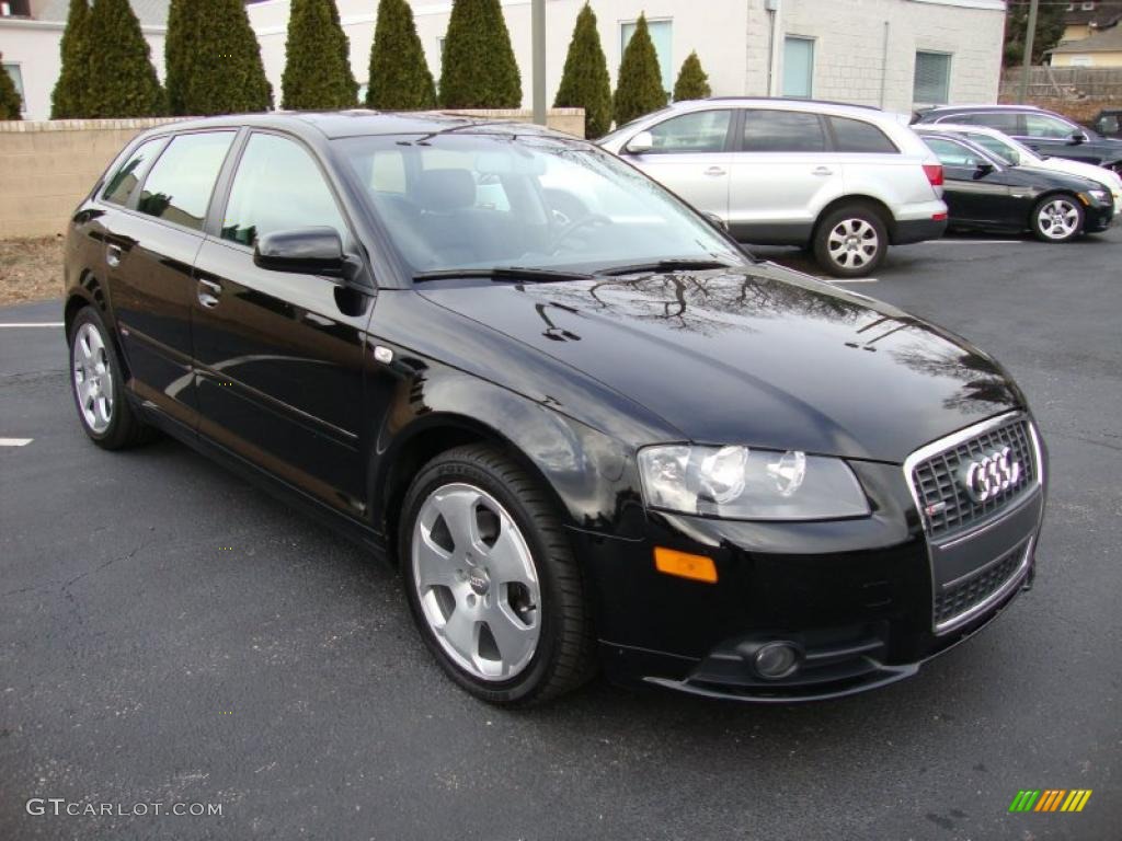 Brilliant Black 2006 Audi A3 3.2 S Line quattro Exterior Photo #41600377