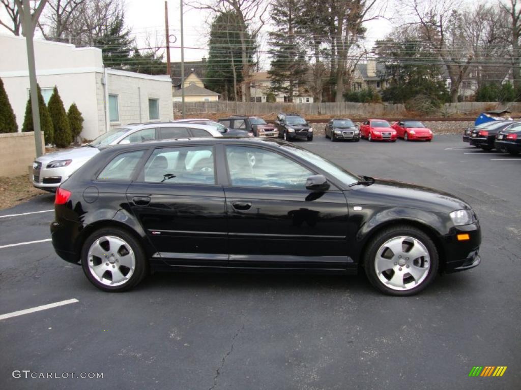 Brilliant Black 2006 Audi A3 3.2 S Line quattro Exterior Photo #41600437