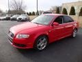 2008 Brilliant Red Audi A4 2.0T quattro S-Line Sedan  photo #2