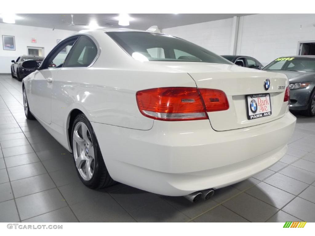2008 3 Series 328i Coupe - Alpine White / Gray photo #5