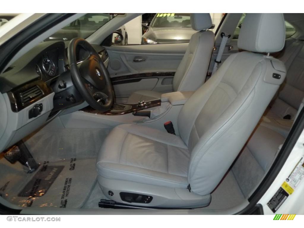 2008 3 Series 328i Coupe - Alpine White / Gray photo #7