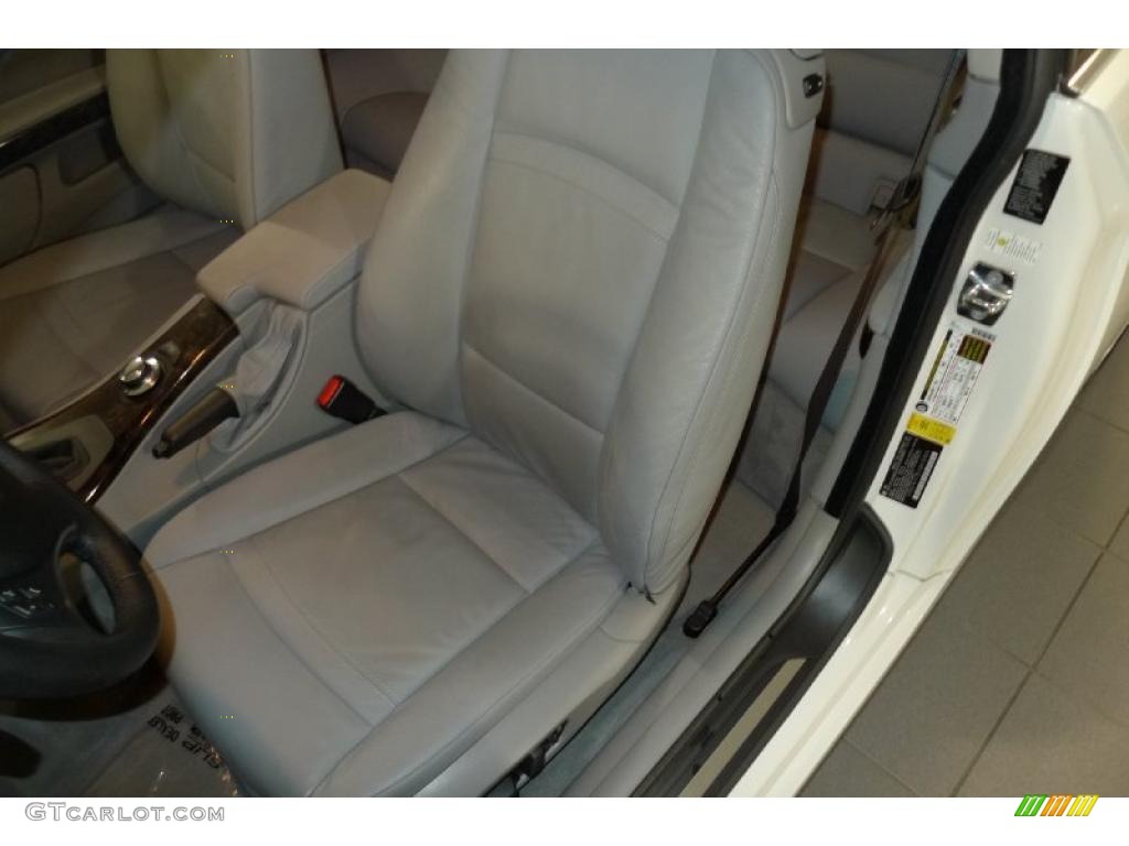 2008 3 Series 328i Coupe - Alpine White / Gray photo #27