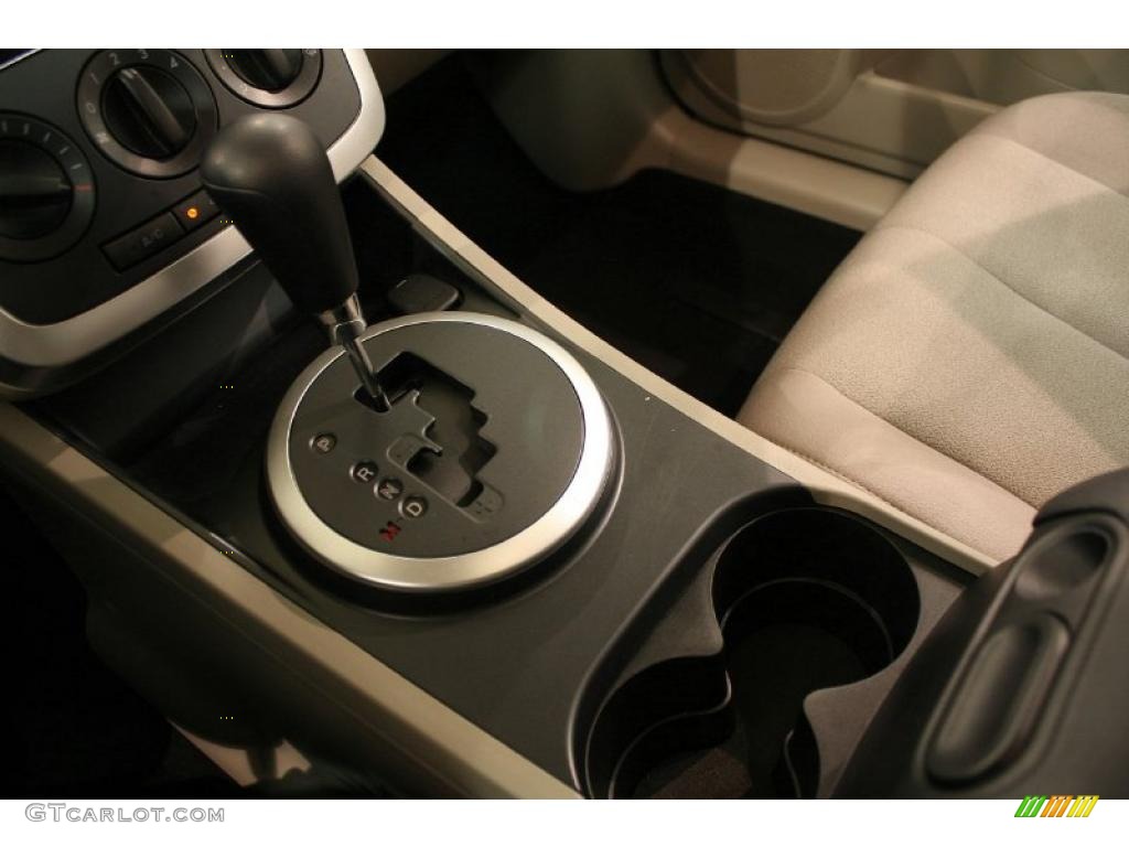 2008 CX-7 Sport - Crystal White Pearl Mica / Sand photo #10