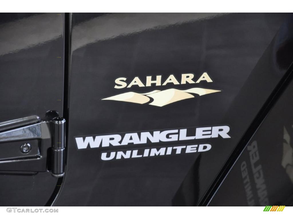 2009 Jeep Wrangler Unlimited Sahara 4x4 Marks and Logos Photo #41602673