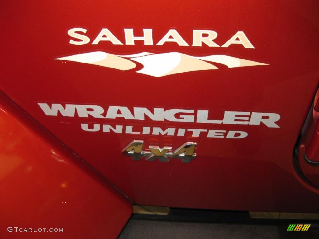 2009 Wrangler Unlimited Sahara 4x4 - Sunburst Orange Pearl / Dark Slate Gray/Medium Slate Gray photo #9