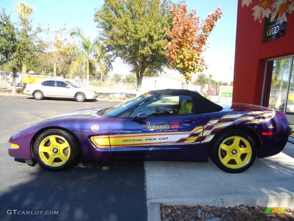 Radar Blue Metallic 1998 Chevrolet Corvette Indianapolis 500 Pace Car Convertible Exterior Photo #41603289