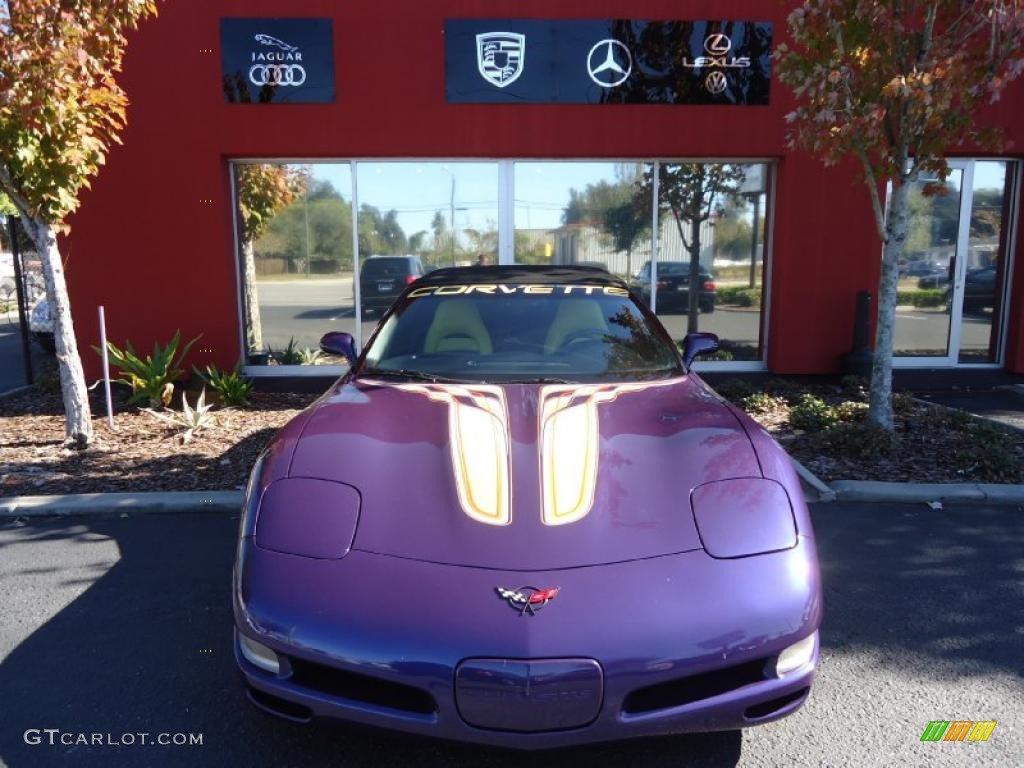 1998 Corvette Indianapolis 500 Pace Car Convertible - Radar Blue Metallic / Yellow/Black photo #48