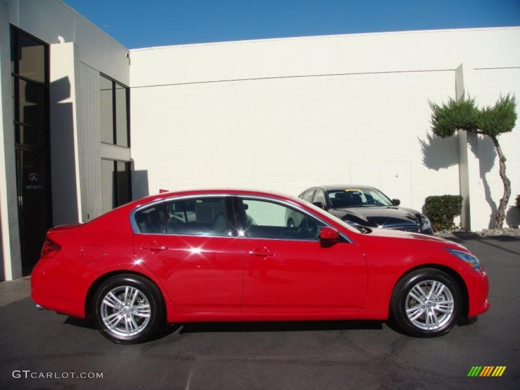 Vibrant Red 2010 Infiniti G 37 x AWD Sedan Exterior Photo #41604073
