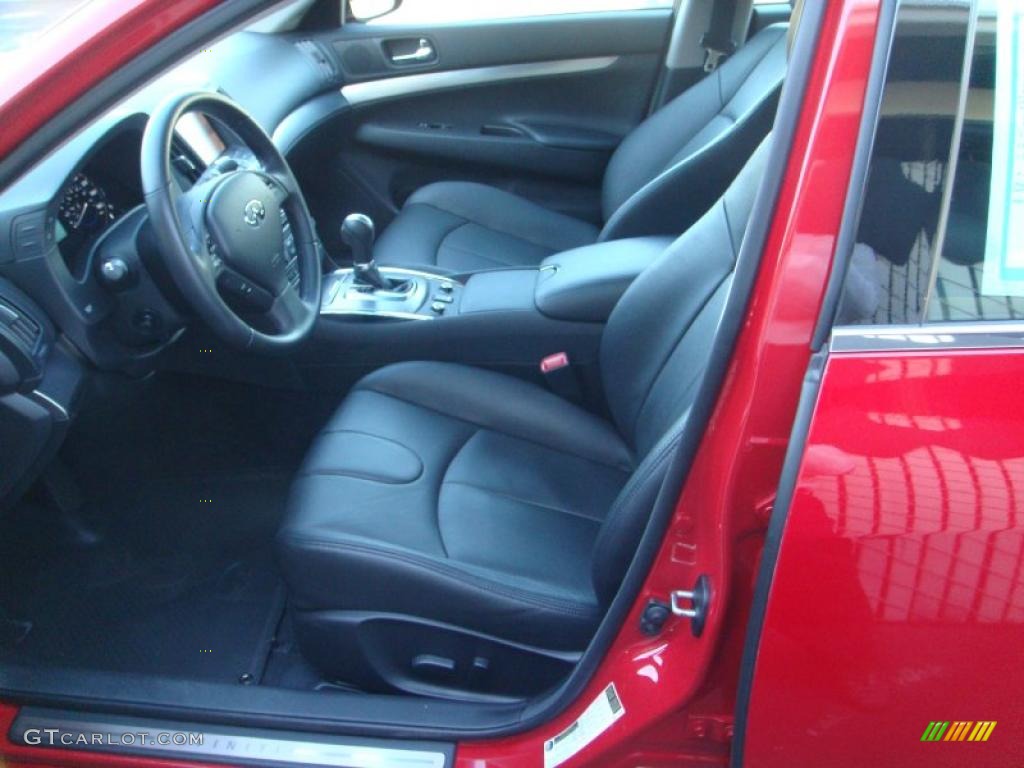 Graphite Interior 2010 Infiniti G 37 x AWD Sedan Photo #41604125