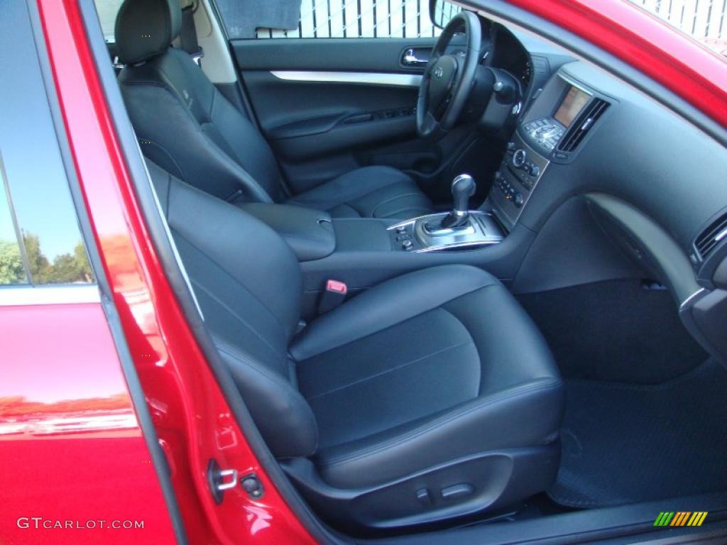 Graphite Interior 2010 Infiniti G 37 x AWD Sedan Photo #41604225