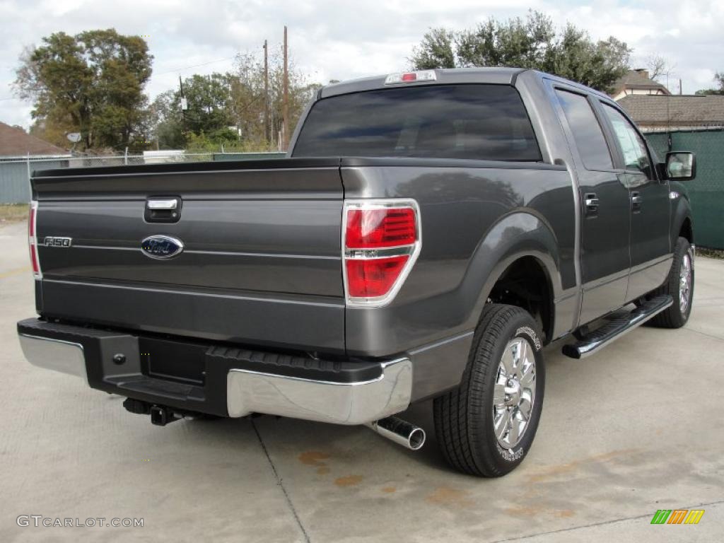 2010 F150 XLT SuperCrew - Sterling Grey Metallic / Medium Stone photo #3